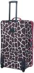 Pink Giraffe 4-Piece Softside Luggage Set
