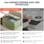 MILADA 24-Inch Expandable Hard Shell Travel Suitcase