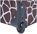 Pink Giraffe 4-Piece Softside Luggage Set