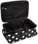 Rockland Vara 3-Piece Expandable Luggage Set, Black