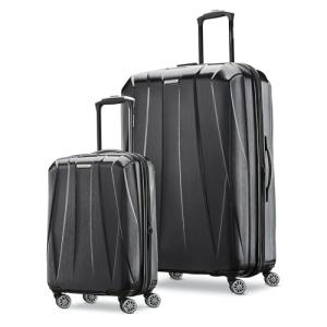 Samsonite Centric 2-Piece Hardside Luggage Set, Black