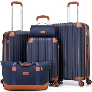 Cosbarn 5-Piece Hard Case Luggage Set