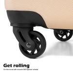 Coolife Lightweight Hardshell 3 Piece Luggage Set