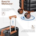 UKEIN 5-Piece Hard Shell Luggage Set