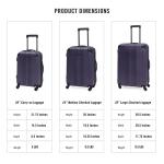 Kenneth Cole REACTION Lightweight 4-Wheel Luggage Set