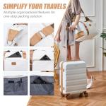Eeeza 5-Piece Luggage Set with Wheels