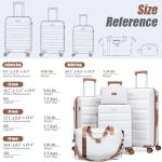 Eeeza 5-Piece Luggage Set with Wheels