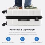 OLIXIS Lightweight Hardside Luggage Set with Wheels