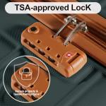 AAIVV 4 Piece Expandable Hardshell Luggage Set