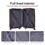 AAIVV 4 Piece Expandable Hardshell Luggage Set