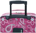 Rockland Expandable Softside Luggage Set - Pink Bandana