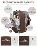 LOVEVOOK 40L Airline Approved Travel Backpack with Packing Cubes