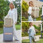 LOVEVOOK Travel Backpack for Women Men, 40L Carry On Backpack with 3 Packing Cubes,TSA Personal Item Travel Bag Airline Approved, Water Resistant Weekender Overnight Luggage Daypack