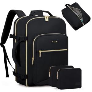 LOVEVOOK 40L Waterproof Travel Backpack with Packing Cubes