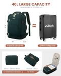 LOVEVOOK 40L Carry On Travel Backpack for Airplanes