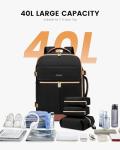 LOVEVOOK 40L Travel Backpack with Packing Cubes