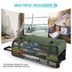 Gonex 100L Rolling Duffel Bag, Olive Green