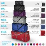 Bago 100L Packable Duffel Bag with Shoe Compartment