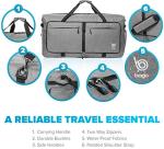 Bago 100L Packable Duffel Bag with Shoe Compartment