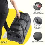 Solo New York Rolling Duffle Bag for Travel