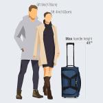 Pacific Gear Rolling Duffel Bag with Telescoping Handle