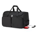 Wheeled Duffle Bag with Adjustable Divider for Shoes