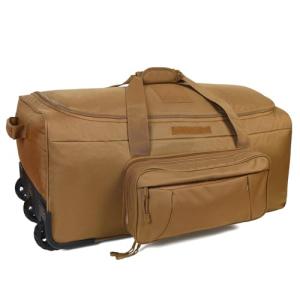 Large Tactical Wheeled Deployment Duffel Bag (Tan)