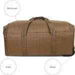 X-Large Tactical Wheeled Duffel Bag for Adventure