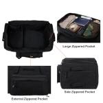 Tactical Rolling Duffel Bag for Camping - Black