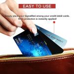 5 Pack RFID Blocking Wallet Protection Cards – Black
