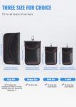 RFID Signal Blocking Key Fob Pouch Bag, 2 Pack