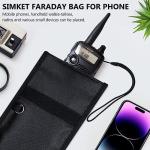 Simket Faraday Bags for Phones and Key Fobs