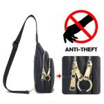 INICAT Anti-Theft Faux Leather Crossbody Sling Bag