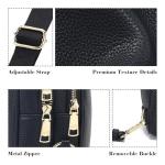 INICAT Anti-Theft Faux Leather Crossbody Sling Bag