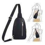 INICAT Anti-Theft Faux Leather Crossbody Sling Bag