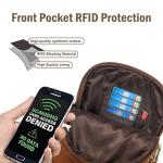 Small Leather Sling Bag for Women - Light Brown