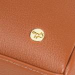 Small Leather Sling Bag for Women - Light Brown