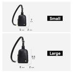 INICAT Anti-Theft Women's Sling Bag - Black