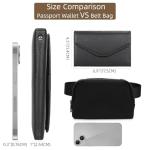ZOPPEN RFID Blocking Travel Passport Wallet Organizer