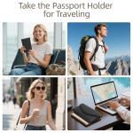 ZOPPEN RFID Blocking Travel Passport Wallet Organizer