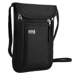 KEAFOLS RFID Blocking Passport Holder Neck Wallet
