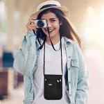 KEAFOLS RFID Blocking Passport Holder Neck Wallet