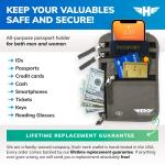 HERO RFID Blocking Neck Wallet and Travel Pouch
