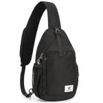 SKYSPER RFID Sling Crossbody Backpack - Black