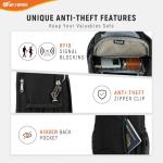 SKYSPER RFID Sling Crossbody Backpack - Black