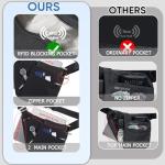 VADOO Anti-Theft Lightweight Sling Bag - Black