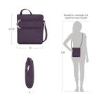 Travelon Anti-Theft Slim Double Zip Crossbody Bag