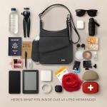 Travelon Anti-Theft Classic Messenger Bag for Travelers