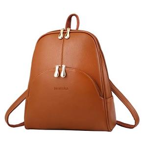 Nevenka PU Leather Casual Backpack Purse for Women