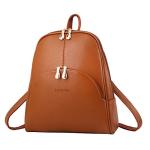 Nevenka PU Leather Casual Backpack Purse for Women